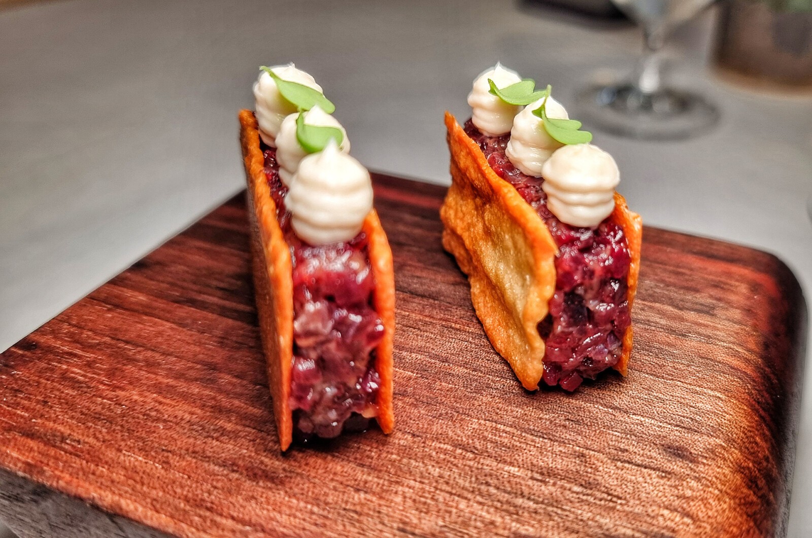 Los bocados de cecina. Foto: Salva Moreno