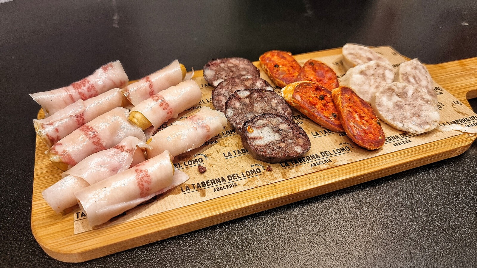 Una de las tablas con productos de Vejer. Foto: Salva Moreno