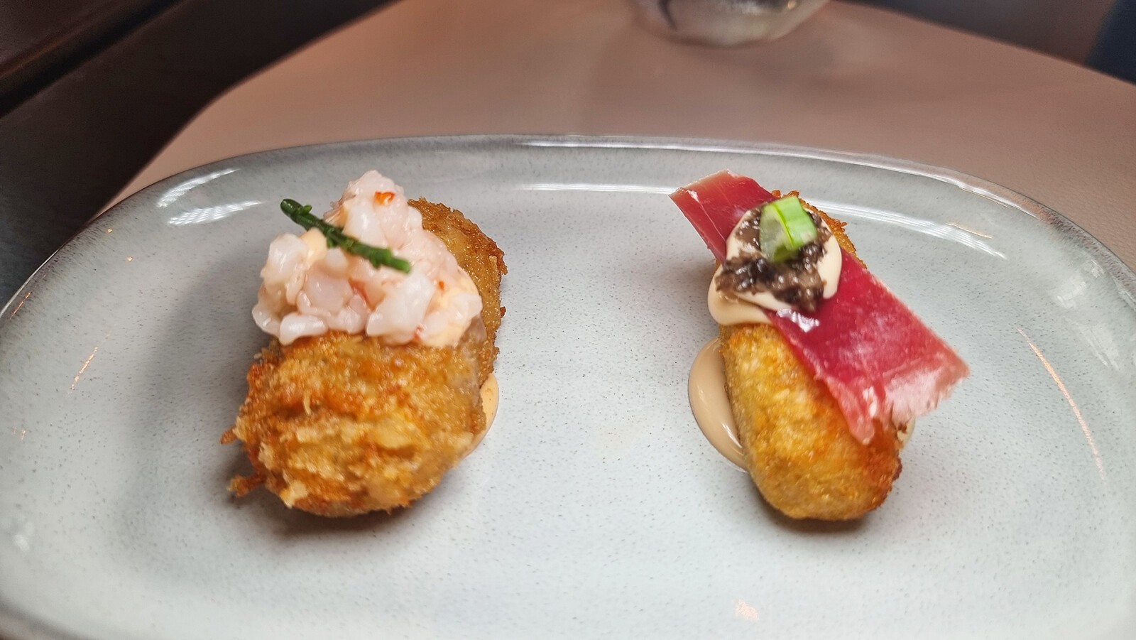 Las croquetas de La Cocina del Gaidovar, irresistibles. Foto: Salva Moreno