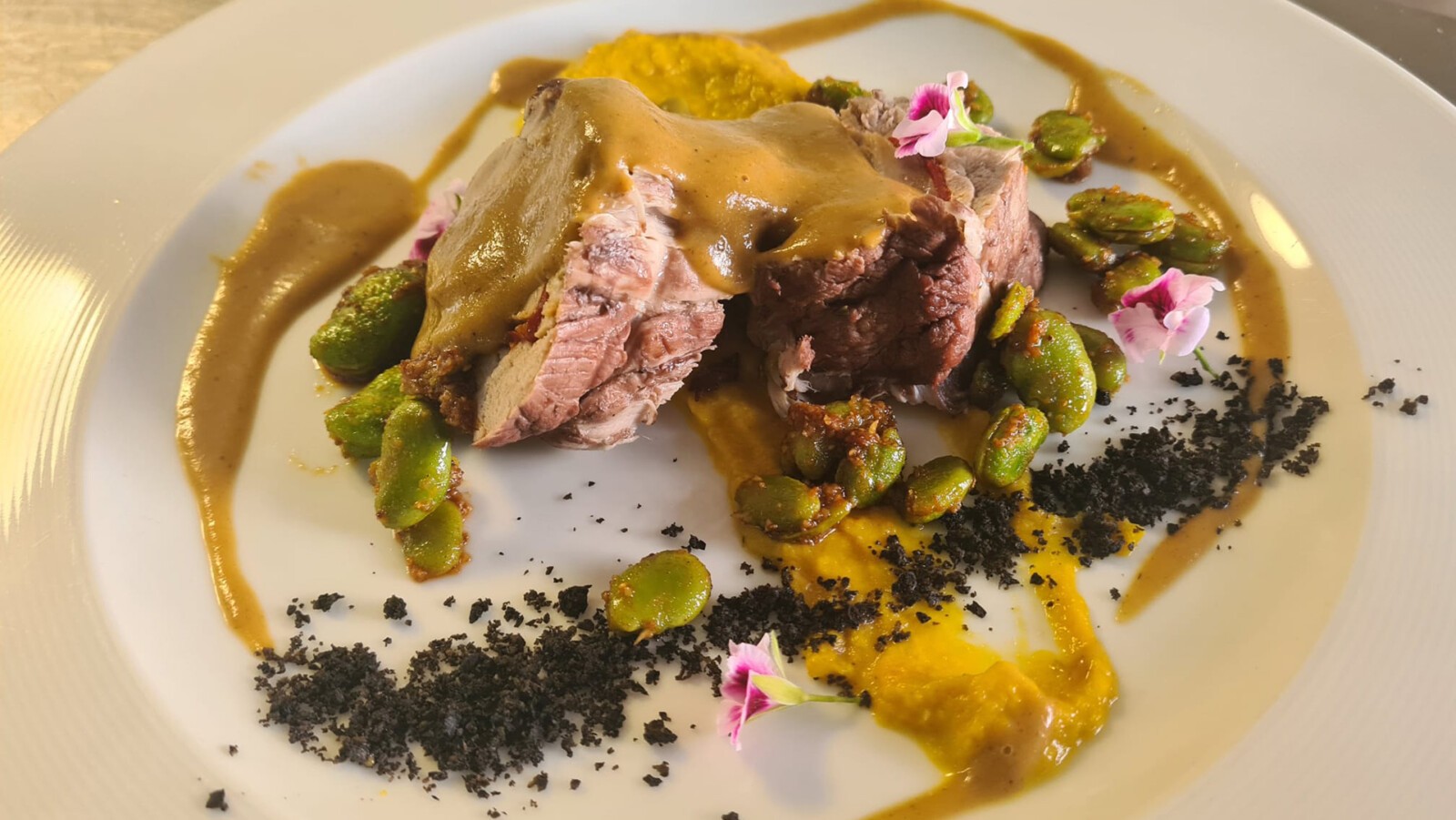 Plato de Antonio Naranjo en El Olivar. Foto: Cedida