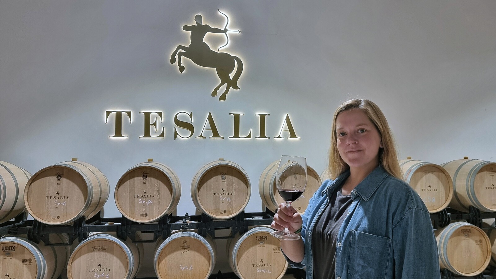 Valle Lozano es la enóloga de la Bodega Tesalia, en Arcos. Foto: Salva Moreno