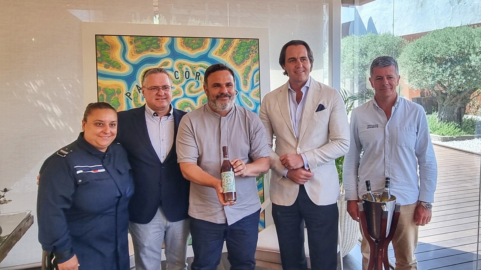 Cristina Navarro, Sergio Martínez, Ángel León, Juan de Dios Pareja Obregón y Juan Martín. Foto: Salva Moreno