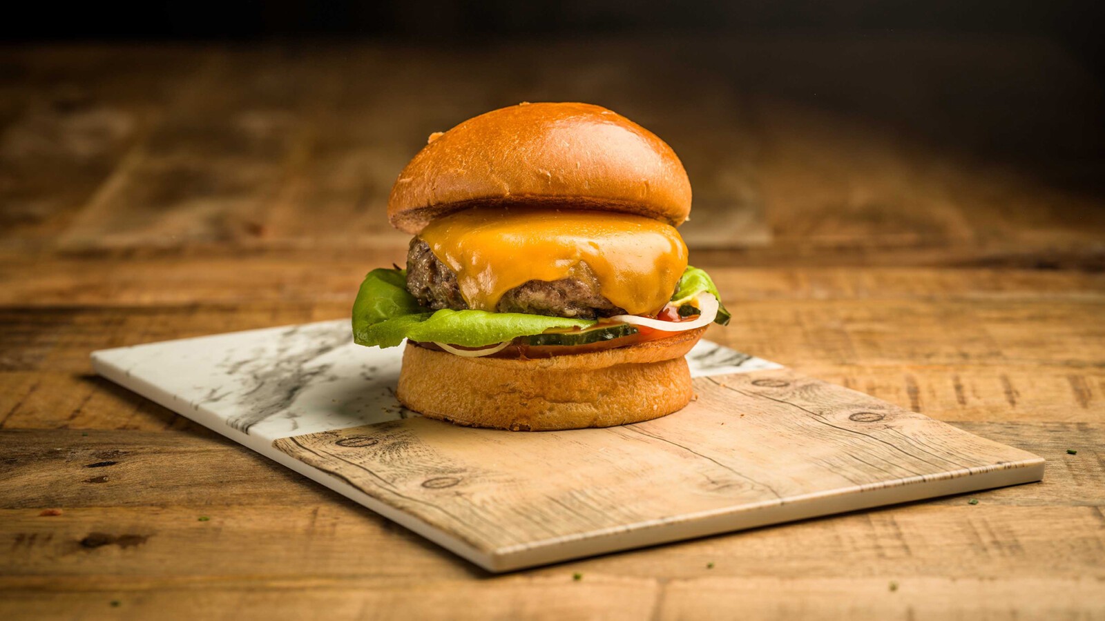 La burger clásica de Big John. Foto: Big John
