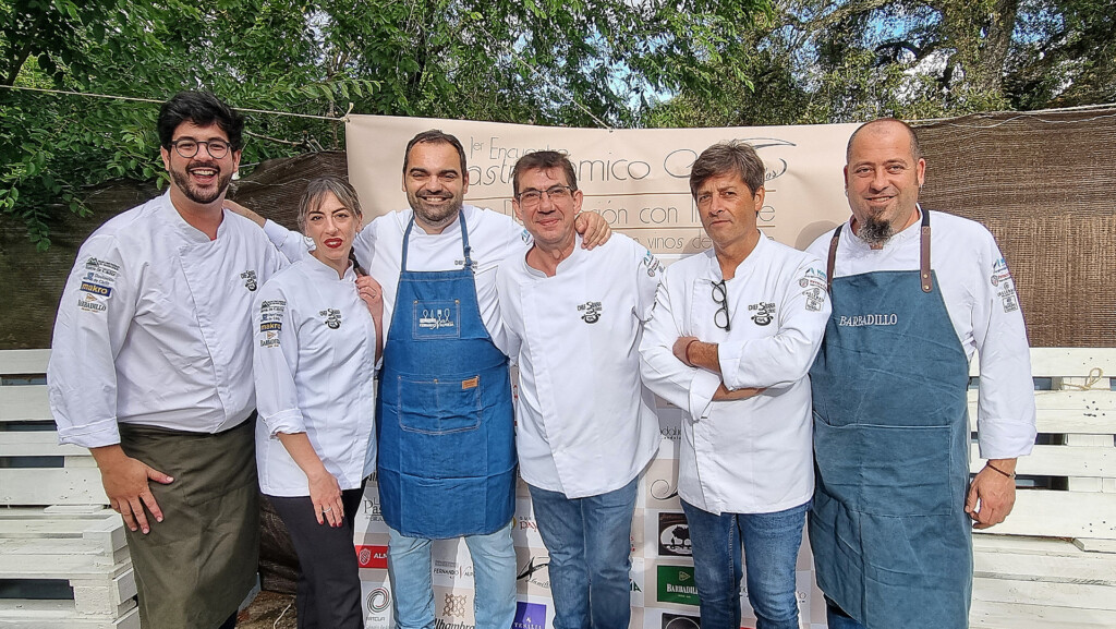 De izquierda a derecha, Miguel Castillo, Ana Belén Gallardo, Fernando Alpresa, Víctor Alberto, Diego Guerrero y Antonio Naranjo. Foto: Salva Moreno