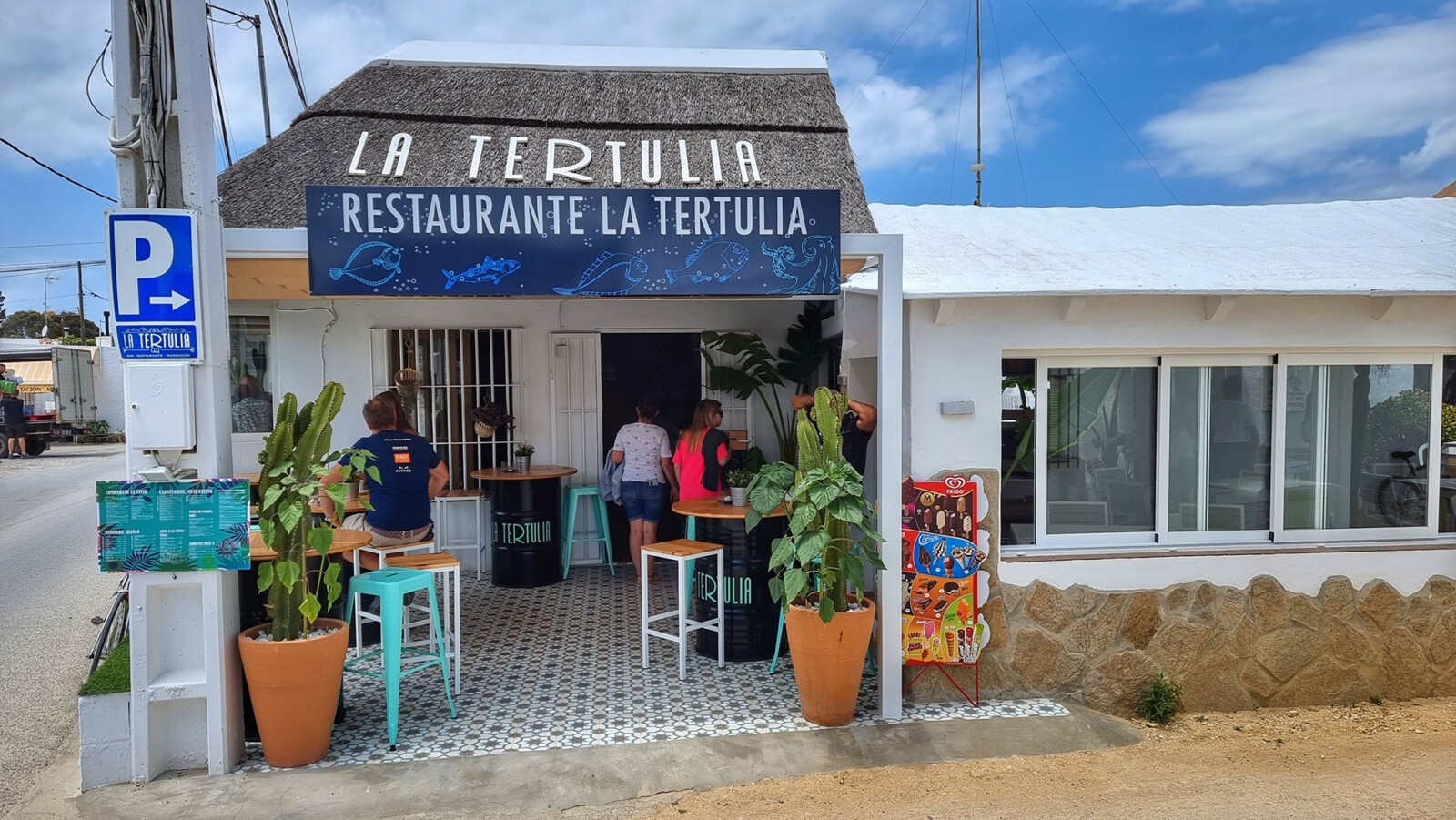 El restaurante La Tertulia, en Zahora. Foto: Salva Moreno
