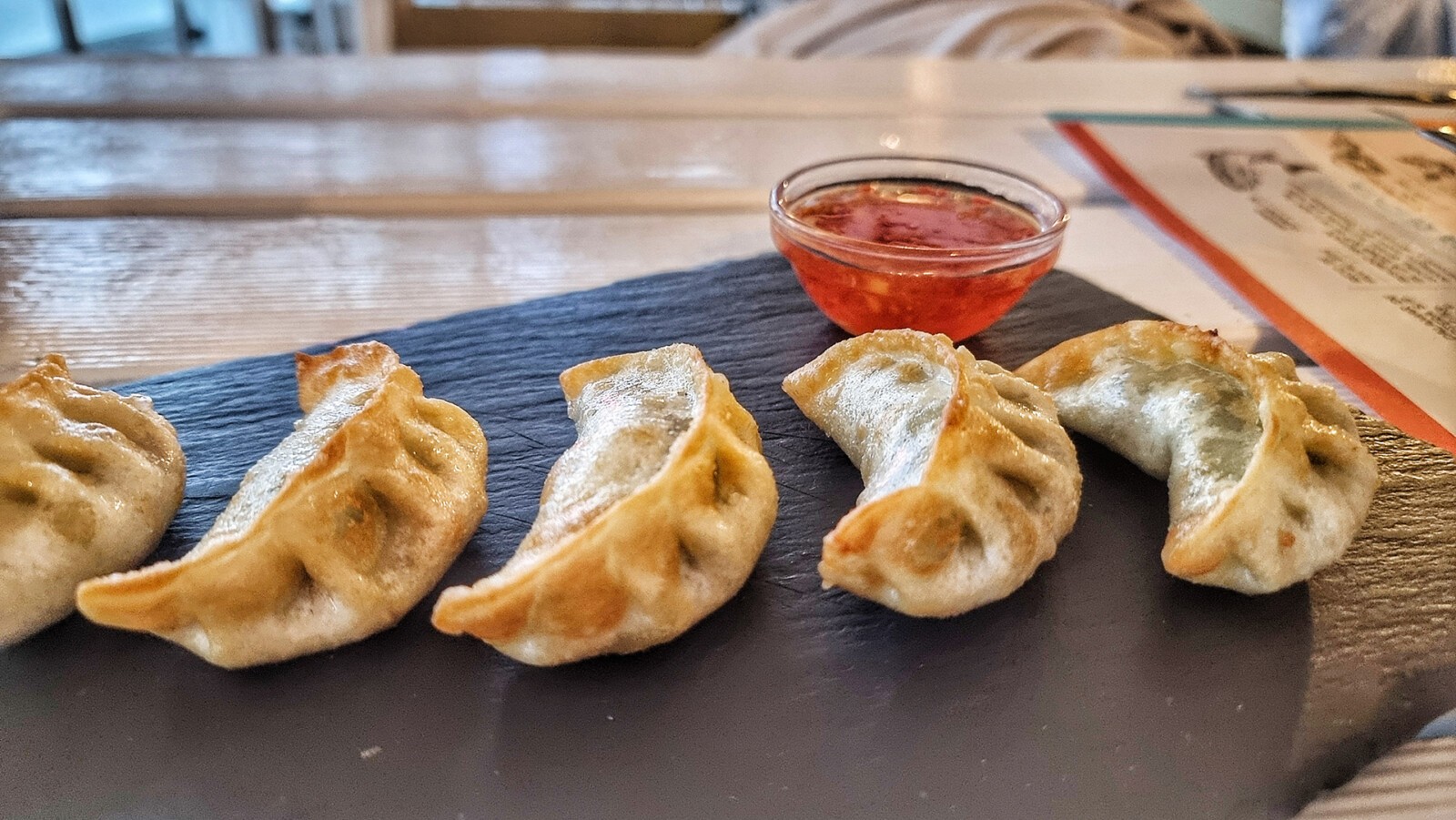 Las gyozas de verdura de La Tertulia. Foto: Salva Moreno