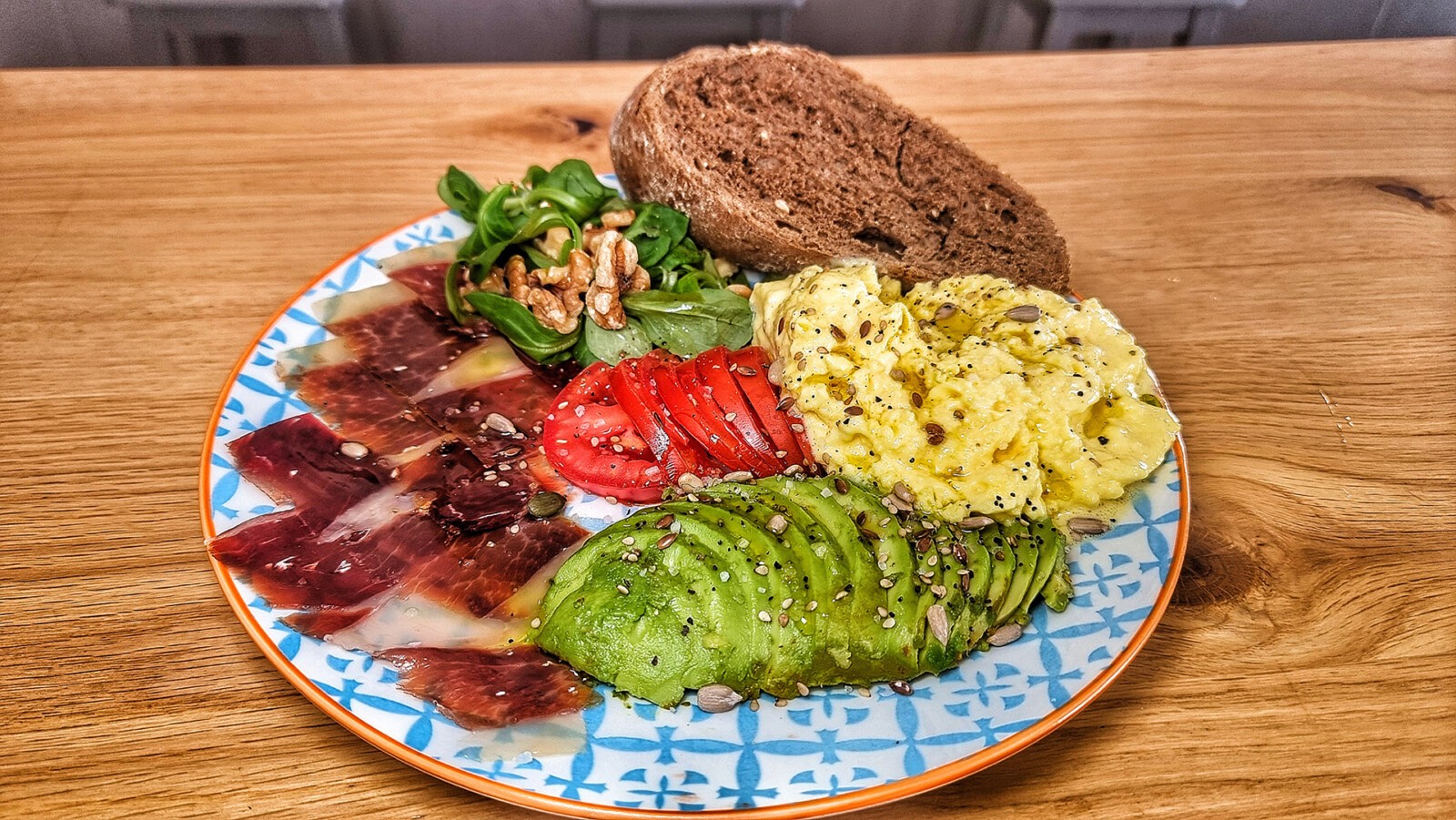 Este es el plato saludable que entra en el menú degustación. Foto: Salva Moreno