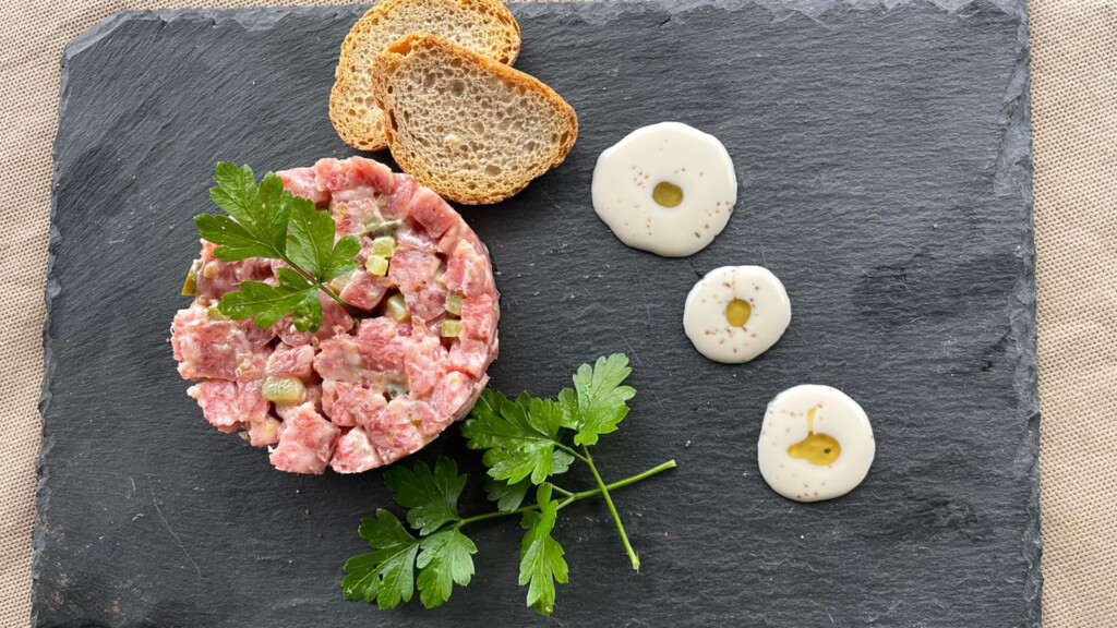 Steak tartar de La Divina. Foto: A.H.