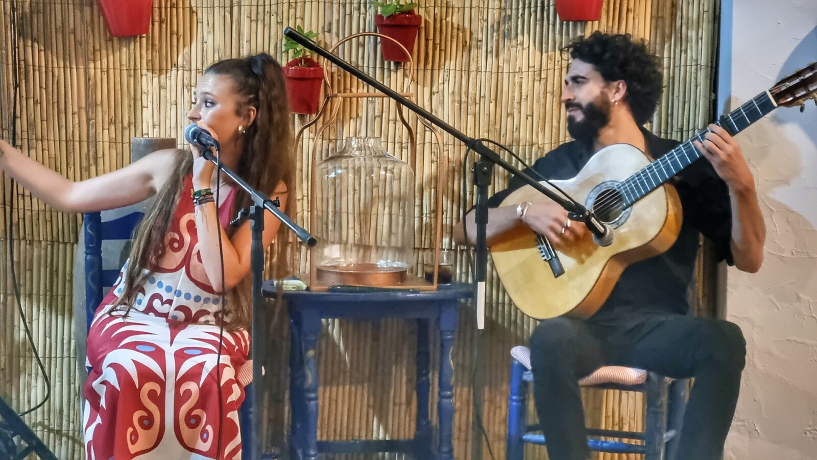 Ana Cayetana, al inicio de su actuación. Foto: Salva Moreno