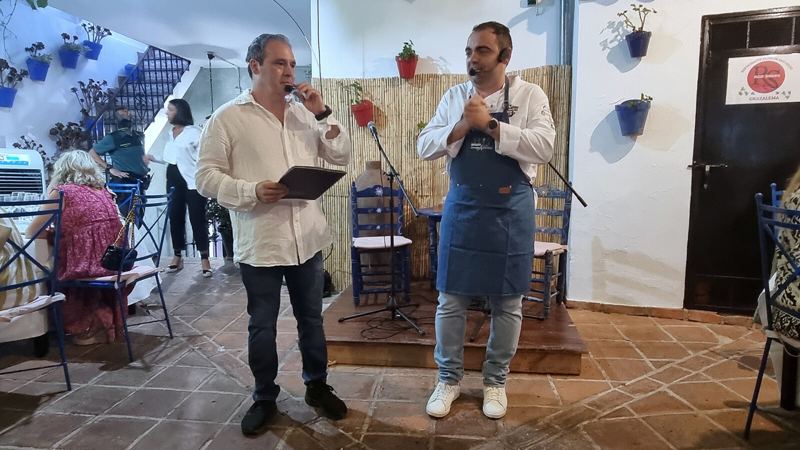 Antonio del Mar con Fernando Naranjo. Foto: Salva Moreno