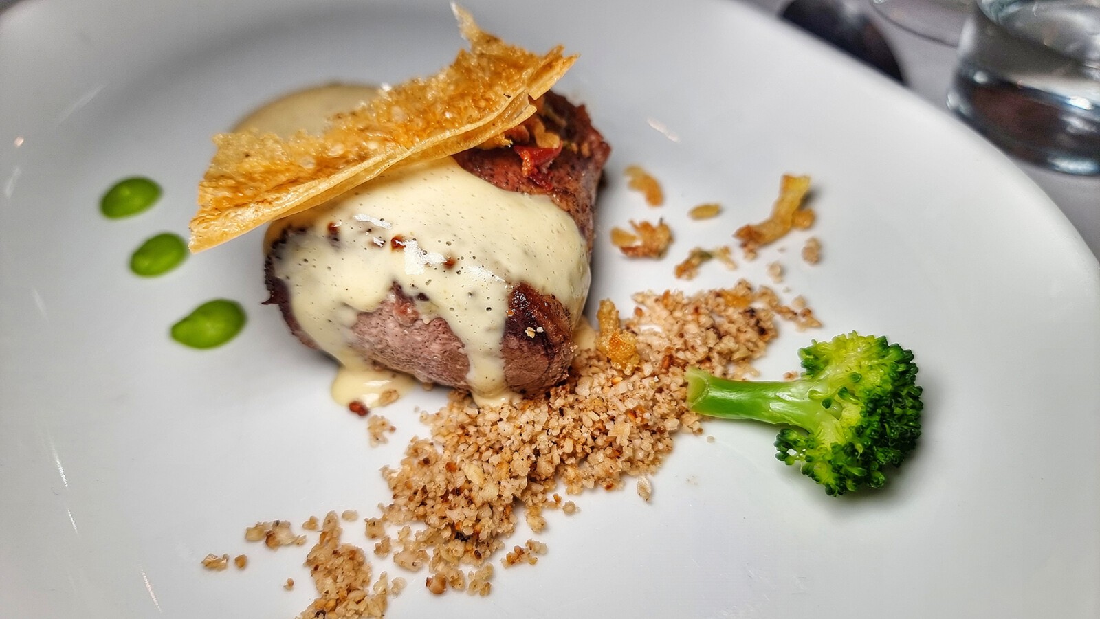 El solomillo ibérico que presentó Diego Guerrero. Foto: Salva Moreno