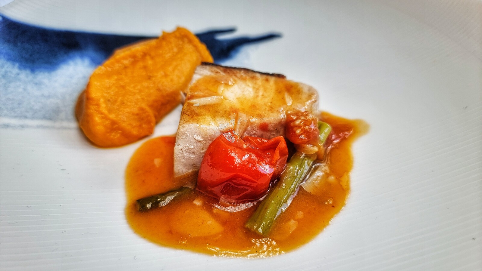 El plato de pez limón. Foto: Salva Moreno
