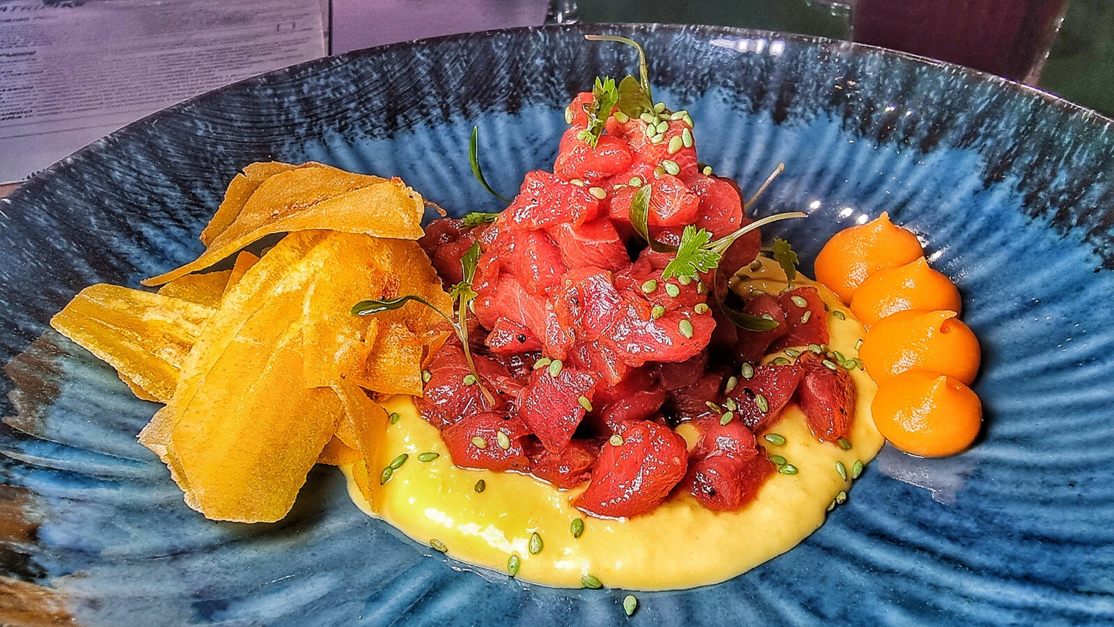 El tartar de atún de Atrípiko. Foto: Salva Moreno