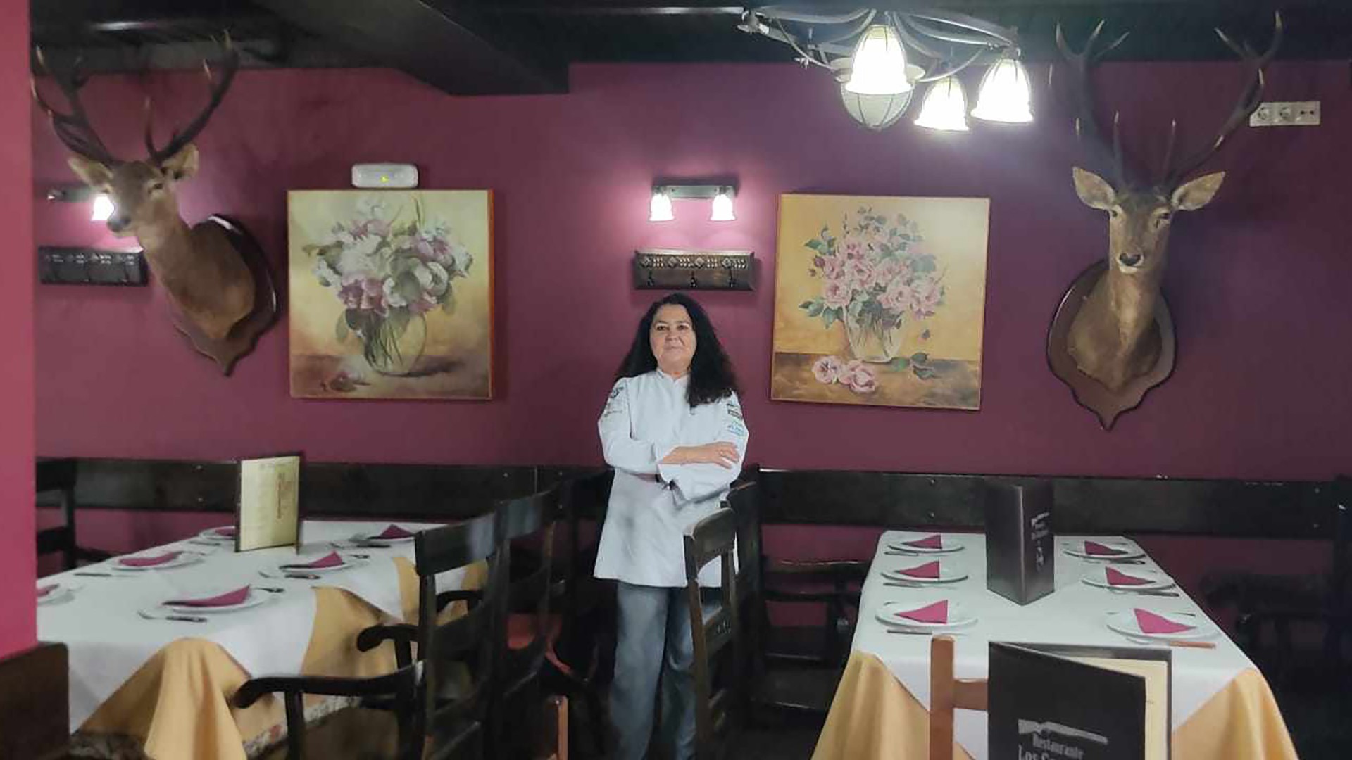 Maribel Clavijo, en el Restaurante Los Cazadores de Villamartín. Foto: Cedida