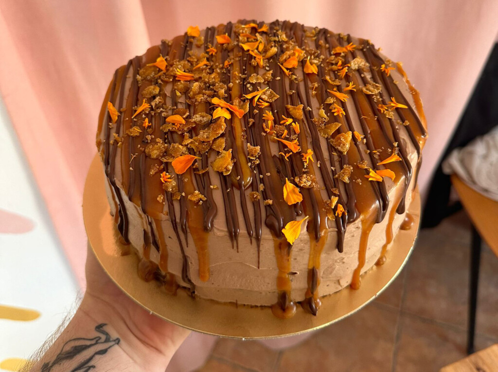 La tarta de chocolate de Mamachicha. Foto: Cedida