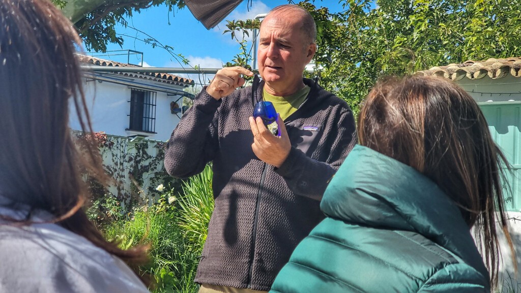 Luis Lucero, durante una de las catas. Foto: Salva Moreno