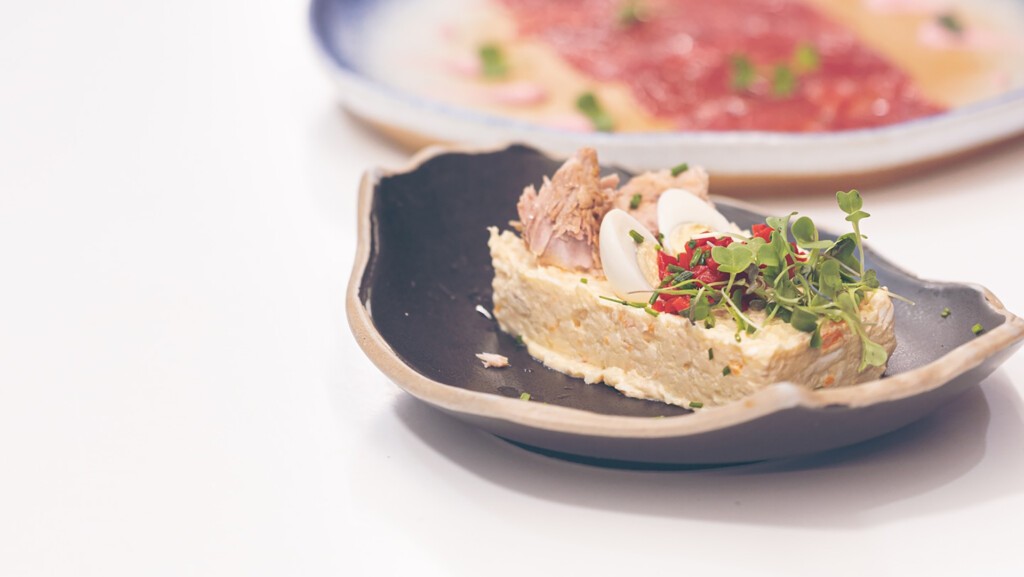 La ensaladilla de la Bodega Jerezana, en Valdelagrana. Foto: Bodega Jerezana