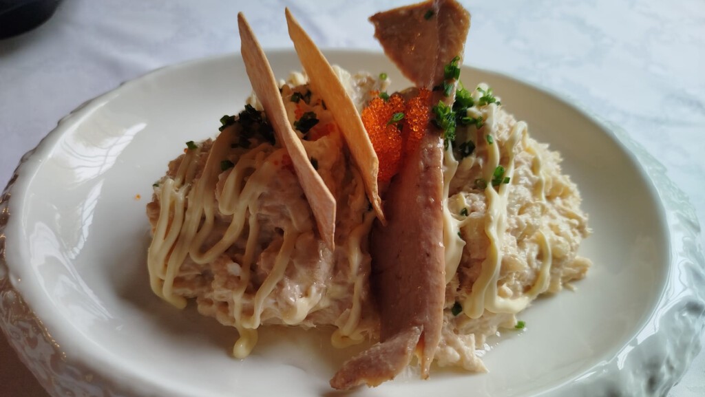 La ensaladilla de Marcia Muñoz en El Nogalejo. Foto: Cedida