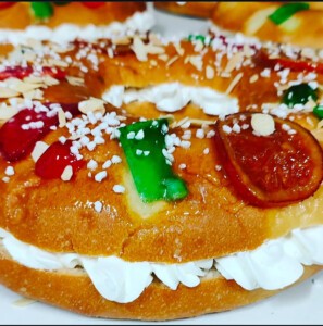 Uno de los roscones de Canela y Trigo. Foto: Cedida