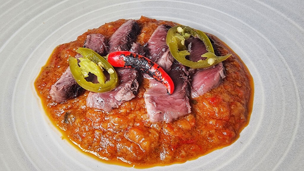 La sopa de tomate de Ettu. Foto: Salva Moreno