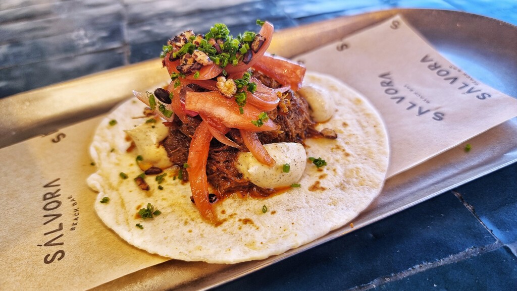 Taco de carrillera. Foto: Salva Moreno