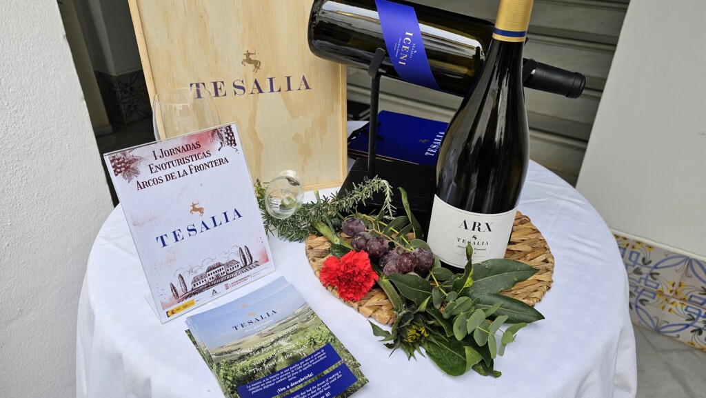 Vinos de Tesalia, una de las bodegas presentes. Foto: Ayto Arcos