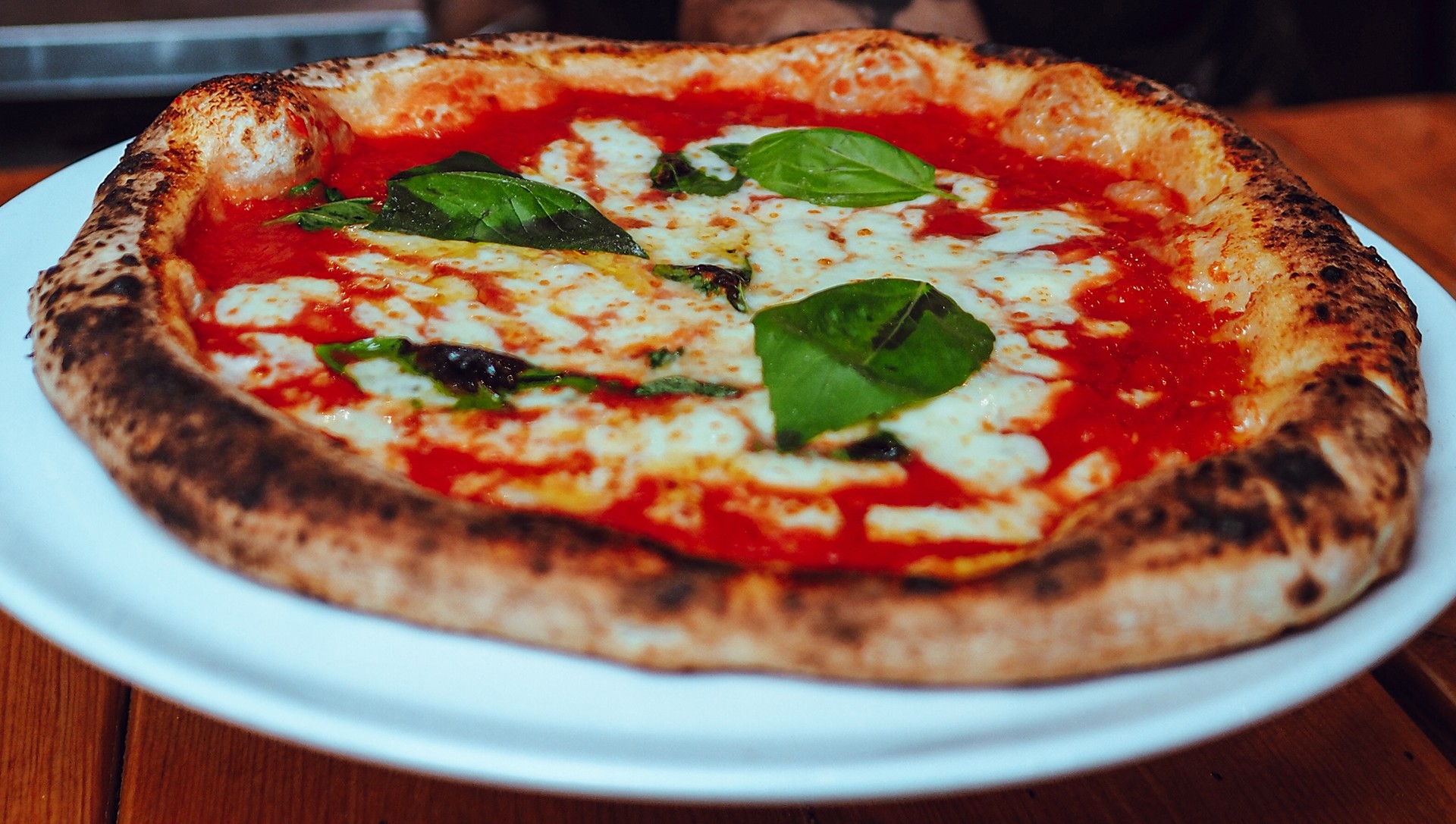 Pizza de Gozo Slow Food, en Sanlúcar. Foto: Cedida