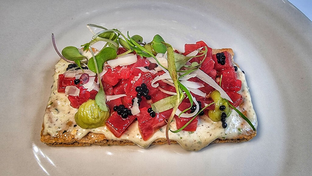 La tosta de atún. Foto: Salva Moreno