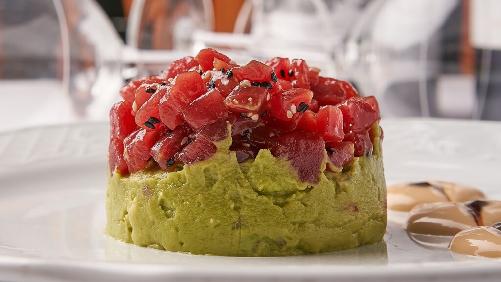 El tartar de atún de Casa Francisco. Foto: FB Casa Francisco
