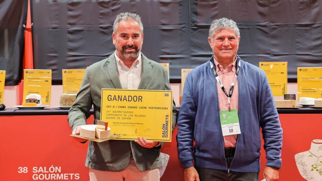Pajarete vuelve de Madrid con 4 quesos premiados. Foto: Grupo Gourmets