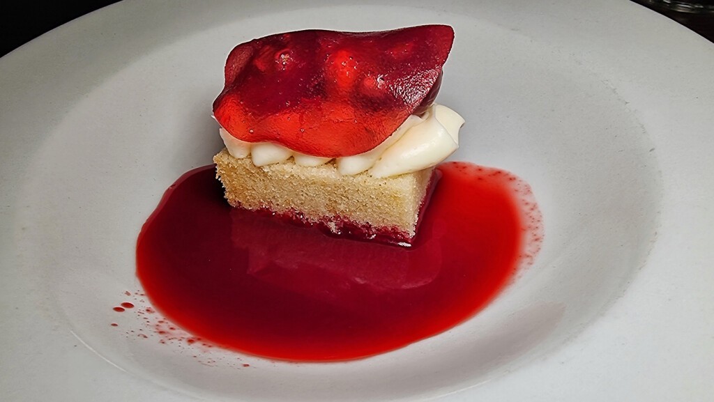 El postre de Narea. Foto: Salva Moreno