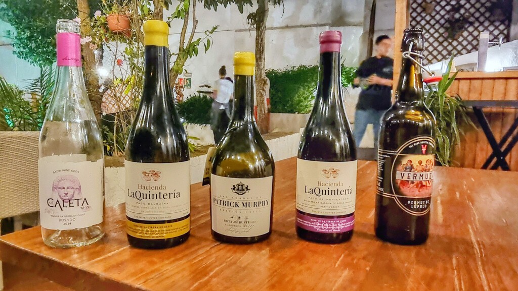 Los vinos que se sirvieron durante la cena. Foto: Salva Moreno