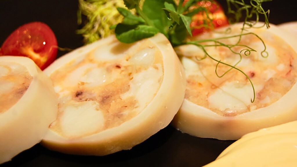 Calamar relleno del restaurante jerezano. Foto: Cedida