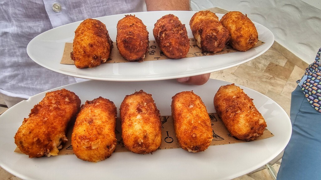 Las croquetas de jamón. Foto: Salva Moreno