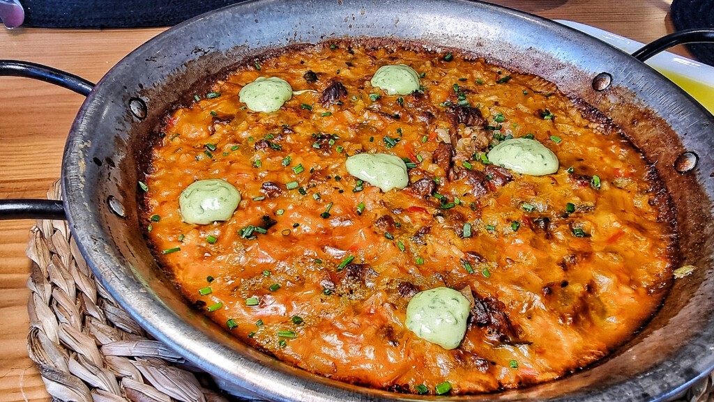 Uno de los arroces de La Merina. Foto: Salva Moreno