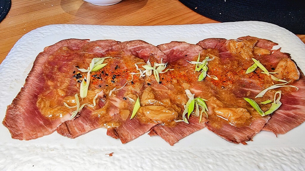 Carpaccio de presa. Foto: Salva Moreno