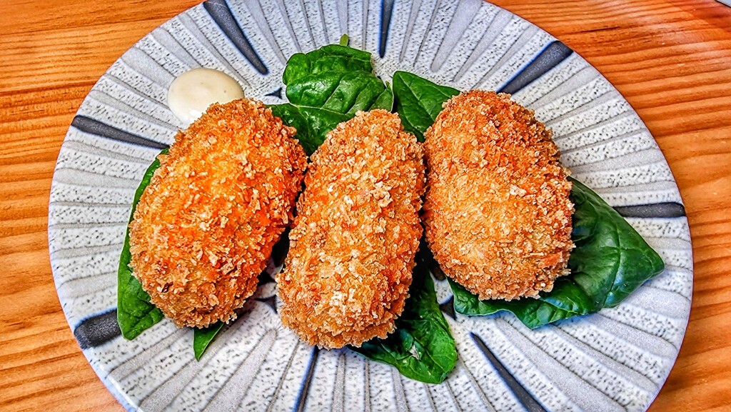 Croquetas de tagarninas. Foto: Salva Moreno