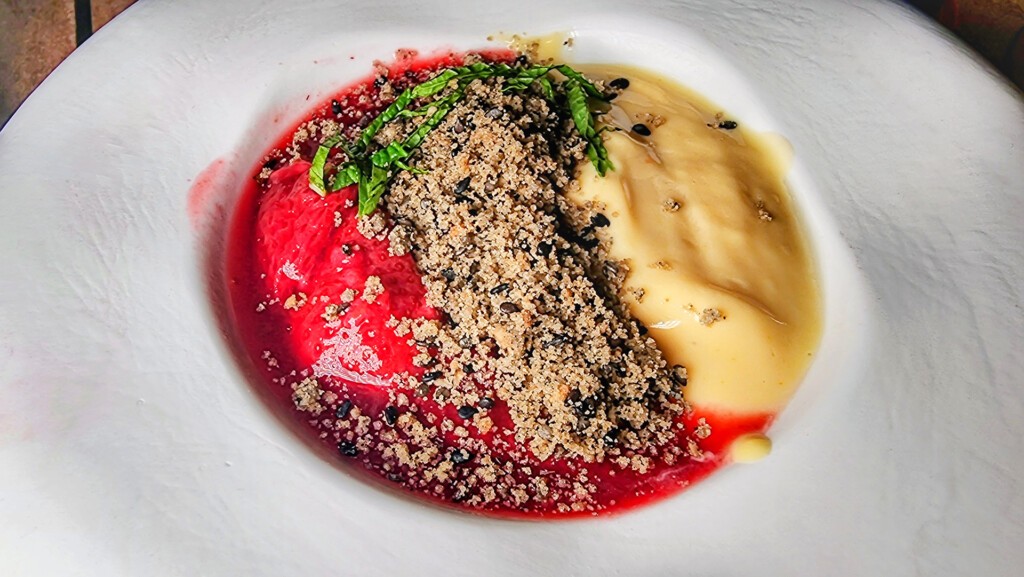 Textura de pasión y frutos rojos. Foto: Salva Moreno