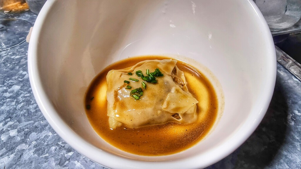El ravioli de cordero. Foto: Salva Moreno