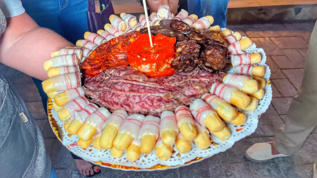 La tarta cochina de El Nogalejo. Foto: Salva Moreno