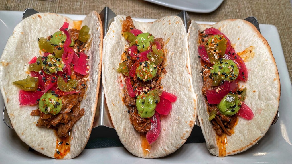 Tacos de carne al toro. Foto: Salva Moreno