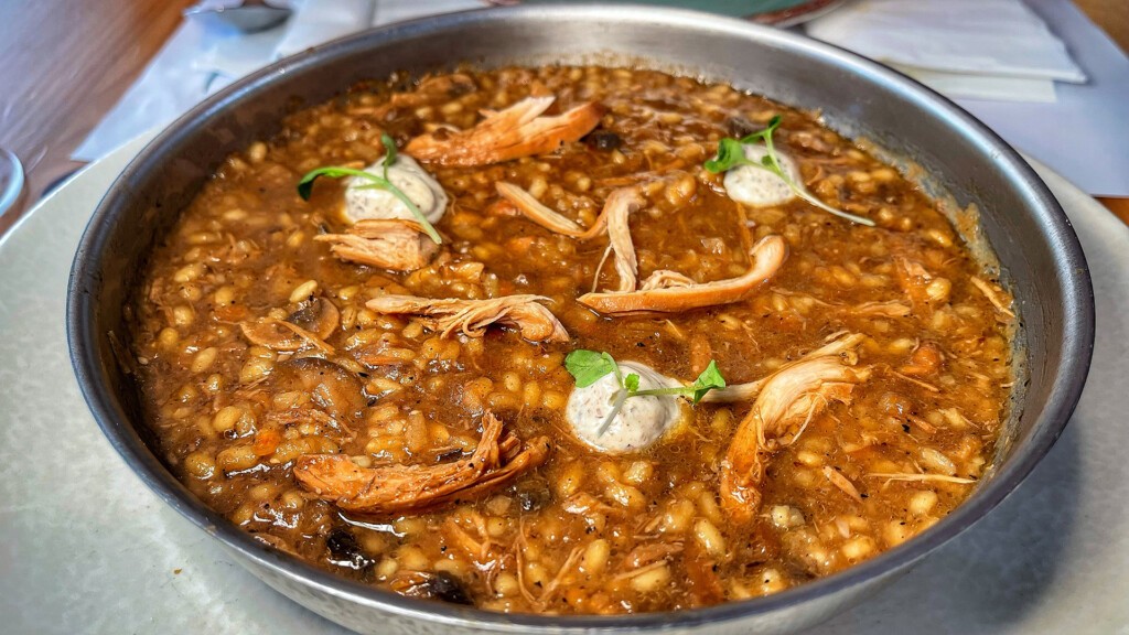 Arroz con perdiz. Foto: Salva Moreno