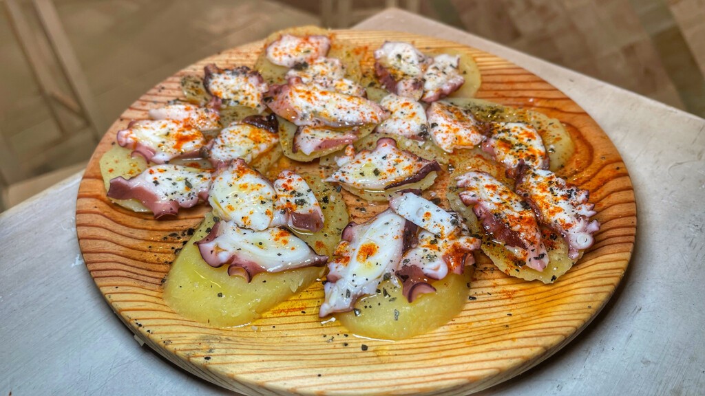 Pulpo a la gallega. Foto: Salva Moreno