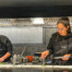 Laura Castillo e Isidro López, en la cocina de Martié. Foto: Salva Moreno