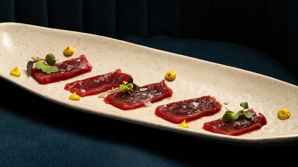 Sashimi de descargado de atún. Foto: Cedida