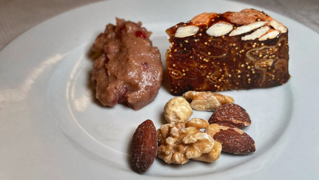 El postre, con la coditura a la izquierda. Foto: Salva Moreno