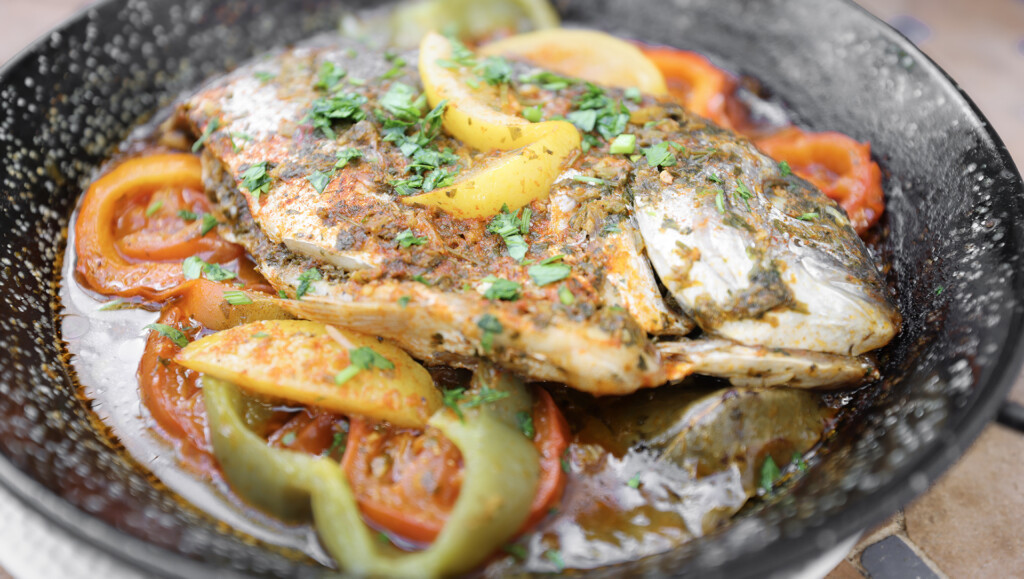 Sartén de pescado. Foto: Grupo Califa
