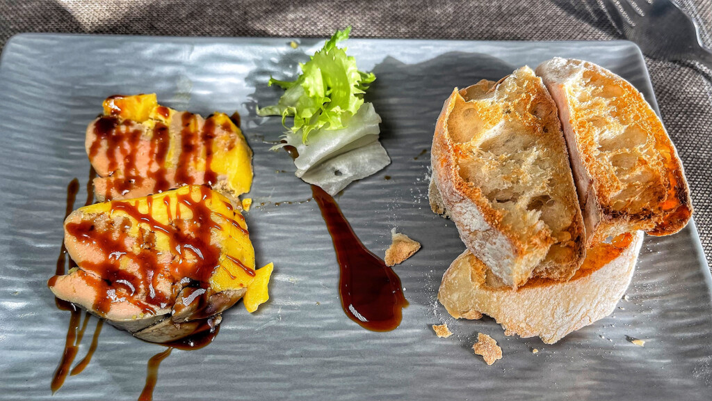 El foie con reducción de PX. Foto: Salva Moreno