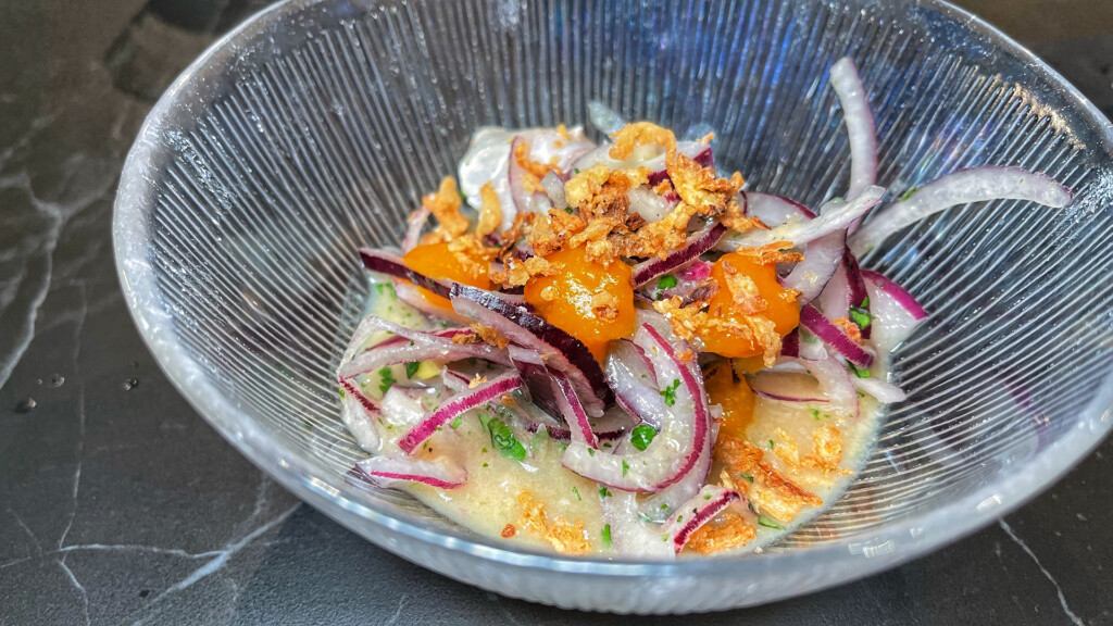Ceviche de dorada. Foto: Salva Moreno