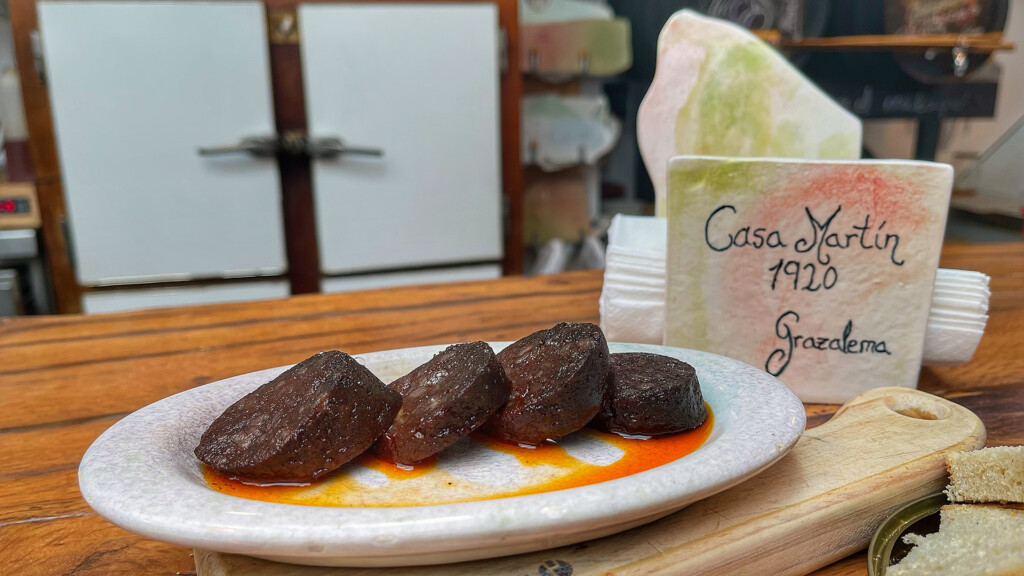 Los productos de Grazalema, fundamentales en su carta. Foto: Salva Moreno
